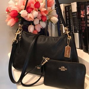 COACH Small Mia shoulder Bag and Wristlet Set